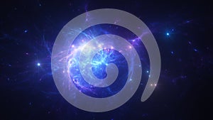 Deep space nebula in the universe