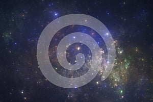 Deep space starfield