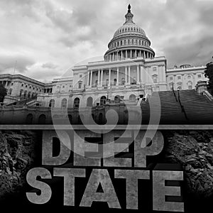 Deep State Politics Concept