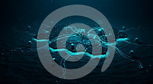 Deep tech data array connecting the digital grid