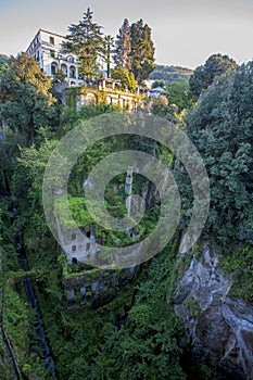 Deep valley of the mills in Sorrento