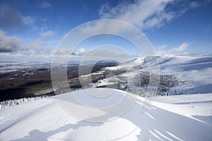 Deep winter in Giant Mountains.