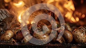 The deep woodsy flavors of these mushrooms are complemented by the warmth of the fire creating a truly comforting and photo