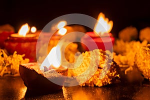 Deepawali lights, Howrah, India