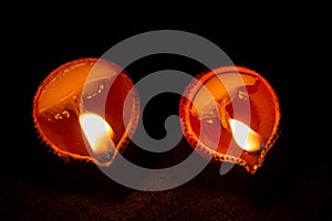Deepawali lights, Howrah, India