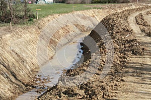 Deepening and arranging riverbed to prevent floods