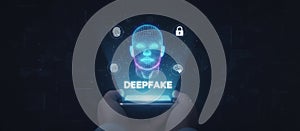 Deepfake technology creating virtual human face security risk