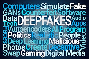 Deepfake Word Cloud photo