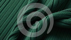 Deepforest green cable knit texture