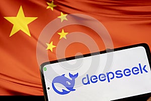 DeepSeek. Artificial intelligence. CHATGPT. Artificial intelligence chat. Application design.