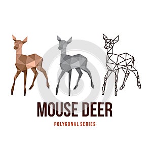 Deer low poly design