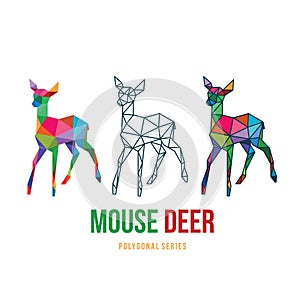 Deer low poly design