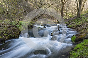 Deer Creek Waterfall In Spring