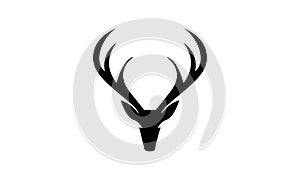 Deer head creative design logo vector. Deer illustration