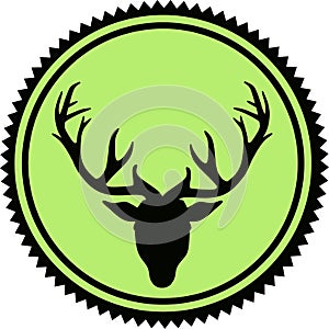 Deer Head Emblem