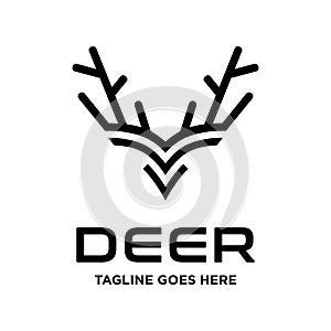 Deer head horn