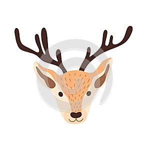 Deer head vector illustration