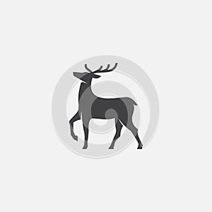 Deer logo icon vector