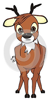 Deer with out emotion