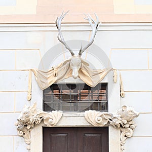 DeerÃÂ´s antlers palace Cesky Krumlov