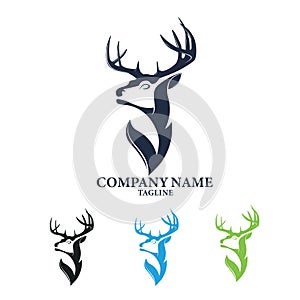 Deer Stag Concept Logo Design photo