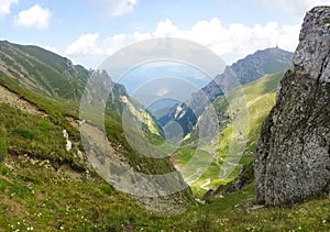 Deer Valley, Valea Cerbului, from Bucegi mountains  photo