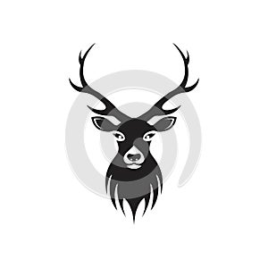 Deer vector icon illustration design