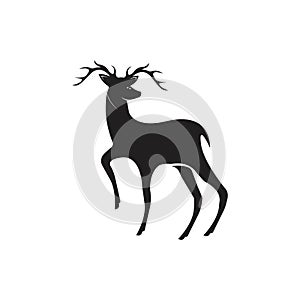 Deer vector icon illustration design