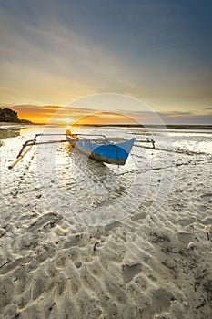 Deere beach at sunset