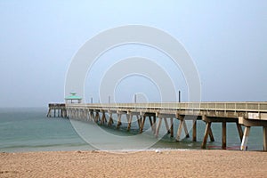 Deerfield Beach Pier in Rain