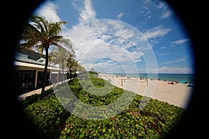 Deerfield Beach Volleyball Nets Fisheye