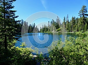 Deerheart Lake, Plumas National Forest, Northern California.