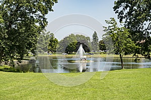 Deering Oaks Park in Portland, Maine