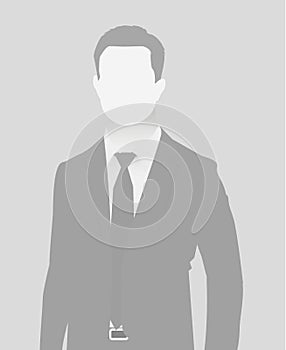 Default placeholder businessman half-length portr