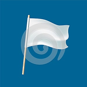 Defeat surrender symbol - white flag