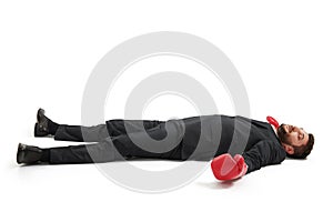 Defeated businessman photo