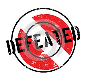 Defeated rubber stamp