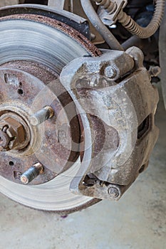 Defective brake disc