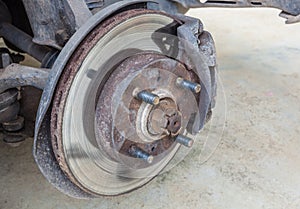 Defective brake disc