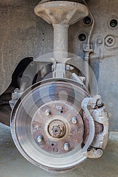 Defective brake disc