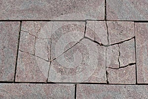 Defective natural stone slabs