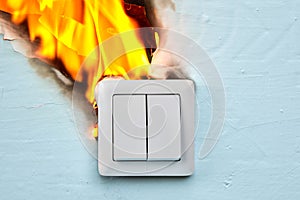 Defective outlet is cause of electrical fire