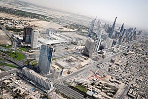 Defence Roundabout & Sheikh Zayed Road In Dubai