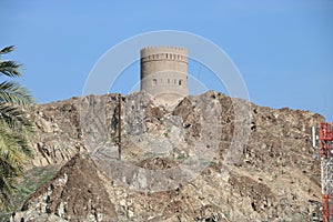 Defence Tower in Mutrah, Muscat, Oman photo