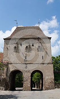 Defense tower with gates