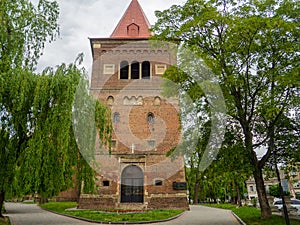 Defense tower of the Roman-Catholic Church of St. Bartholomew