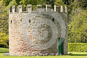 Defense turret by Glamis Castle