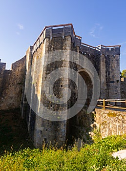 Defensive buildings of the Middle Ages. Walls Provins