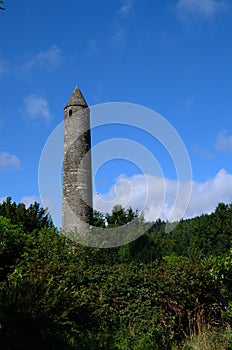Defensive tower in countryside