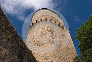 Defensive tower of the old castle